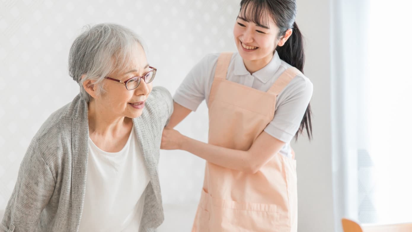 訪問介護の様子